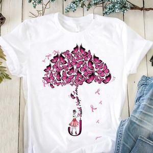 Faith Hope Love Butterflies Cancer Shirt